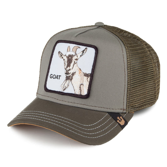 Gorra Trucker Goat Beard de Goorin - Verde Oliva
