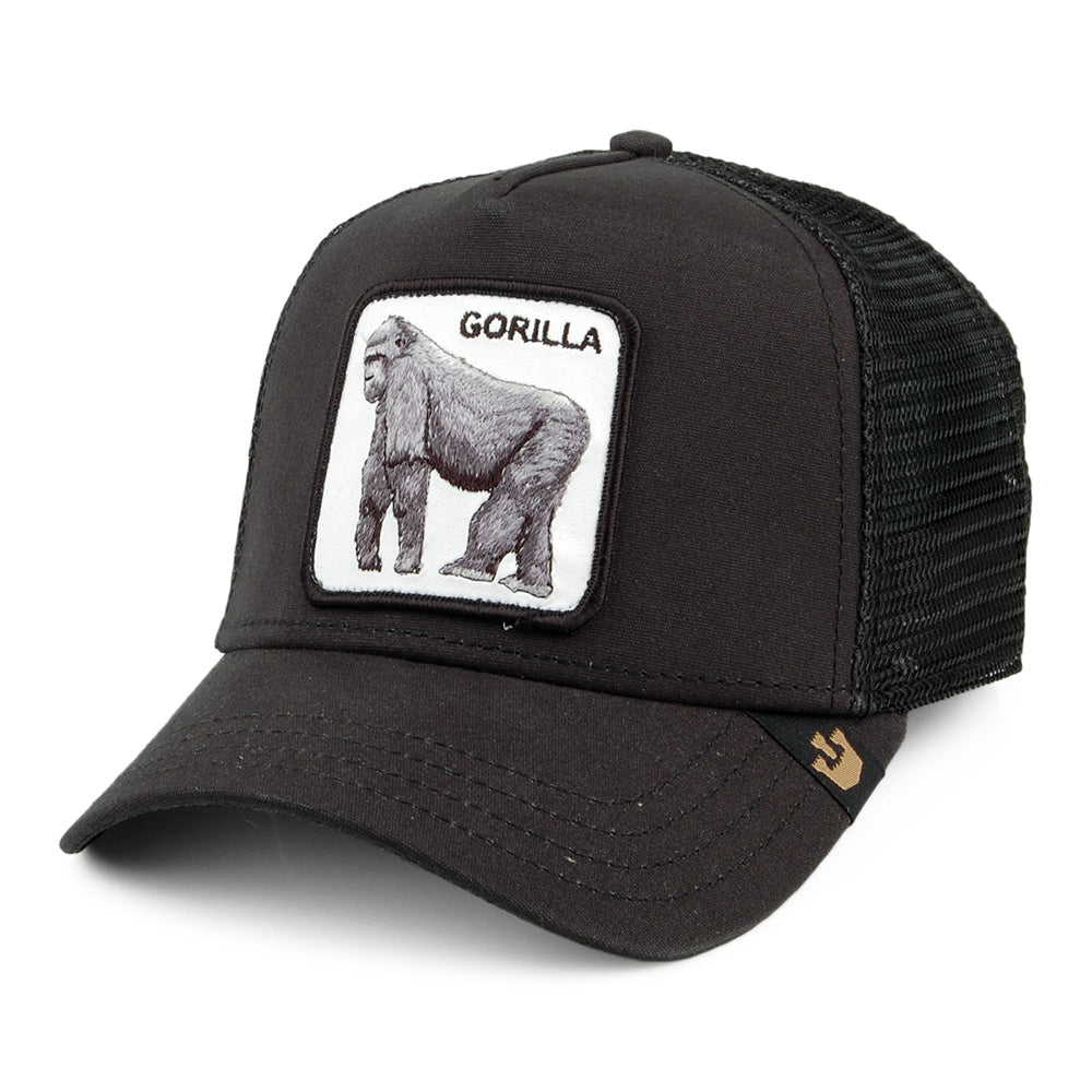 Gorra Trucker Rey de la Jungla de Goorin - Negro