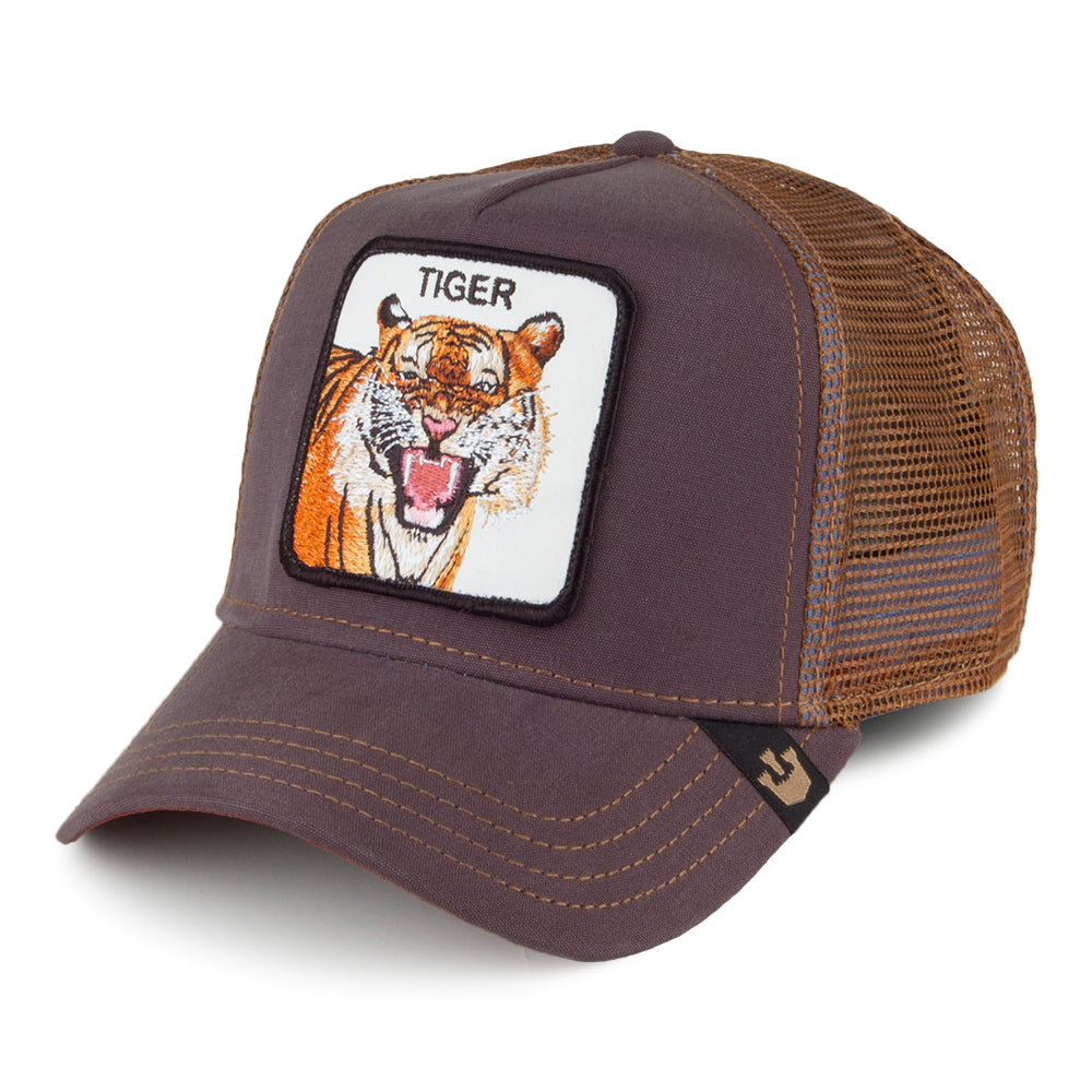 Gorra Trucker Eye Of The Tiger de Goorin Brothers - Marrón