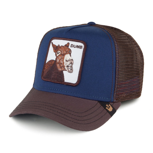 Gorra Trucker Dumbass de Goorin - Azul-Marrón