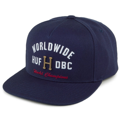 Gorra Metal H de HUF - Azul Marino