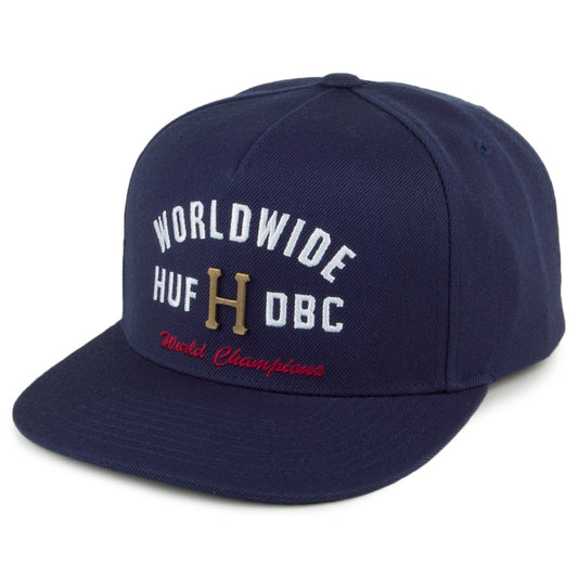 Gorra Metal H de HUF - Azul Marino