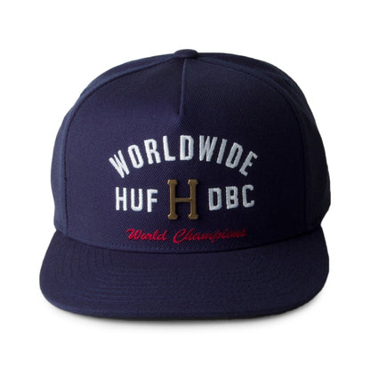 Gorra Metal H de HUF - Azul Marino