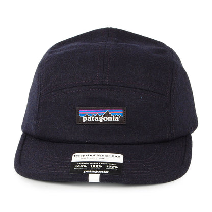Gorra 5 paneles de lana sostenible de Patagonia- Azul Marino
