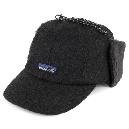 Gorra de béisbol con orejeras de lana reciclada de Patagonia - Gris