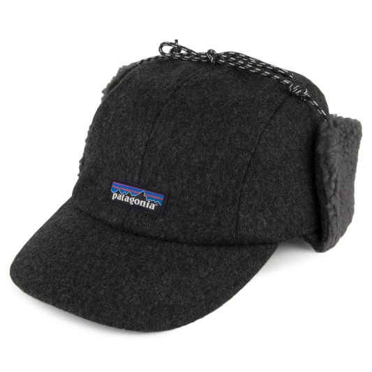 Gorra de béisbol con orejeras de lana reciclada de Patagonia - Gris