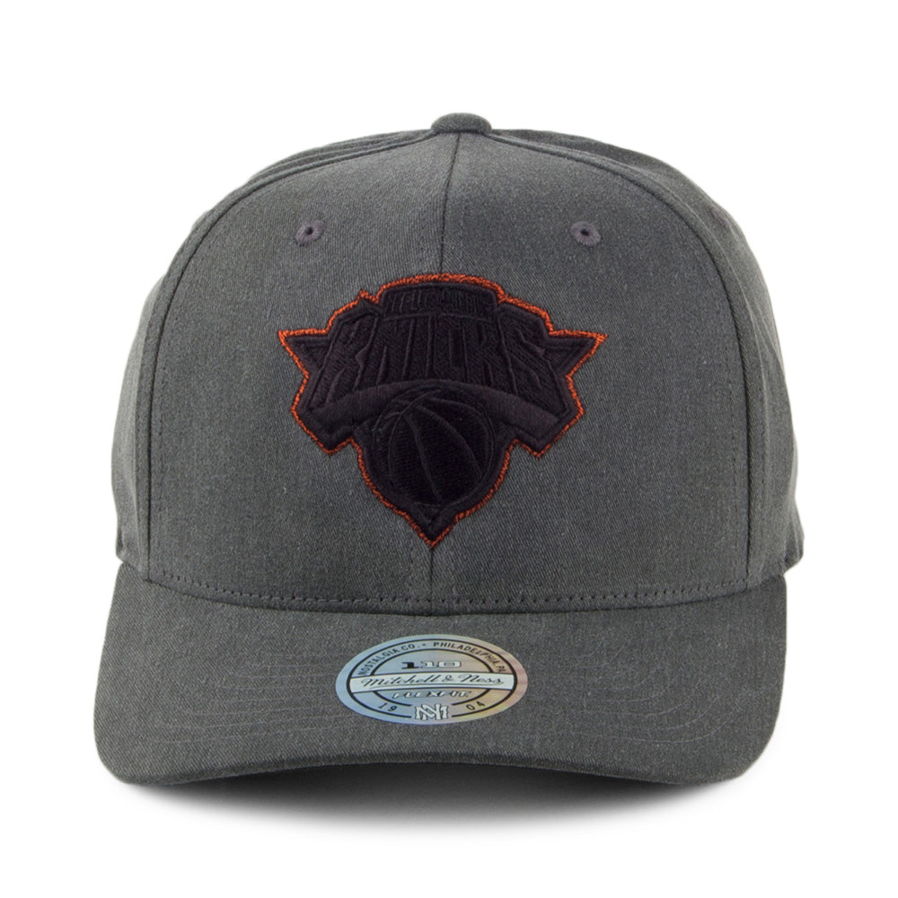 Gorra Snapback Washed Denim 110 New York Knicks de Mitchell & Ness - Negro