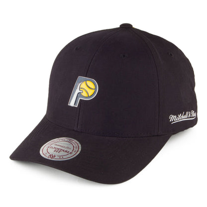 Gorra Taped Indiana Pacers de Mitchell & Ness - Negro