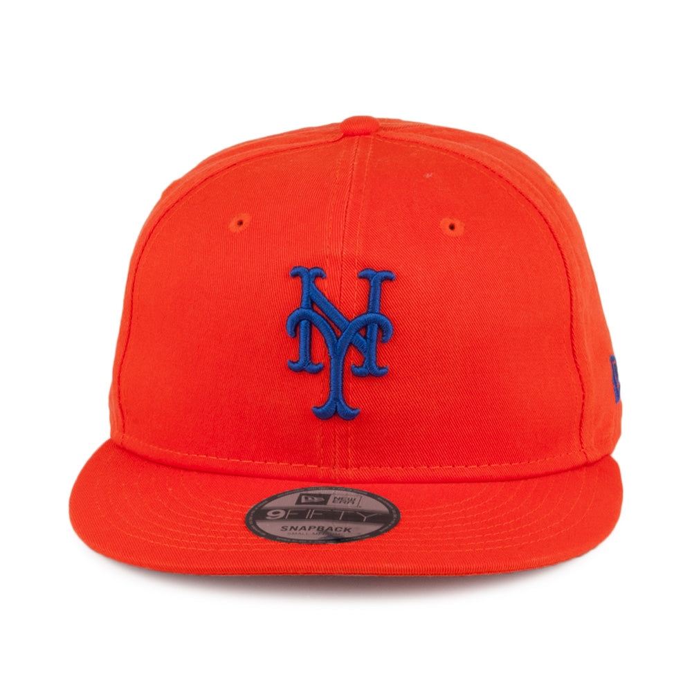 Gorra 9FIFTY Washed Team New York Mets de New Era - Naranja