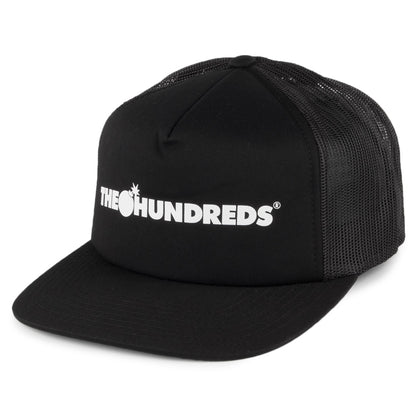 Gorra Trucker Bar Logo de poliéster de The Hundreds - Negro