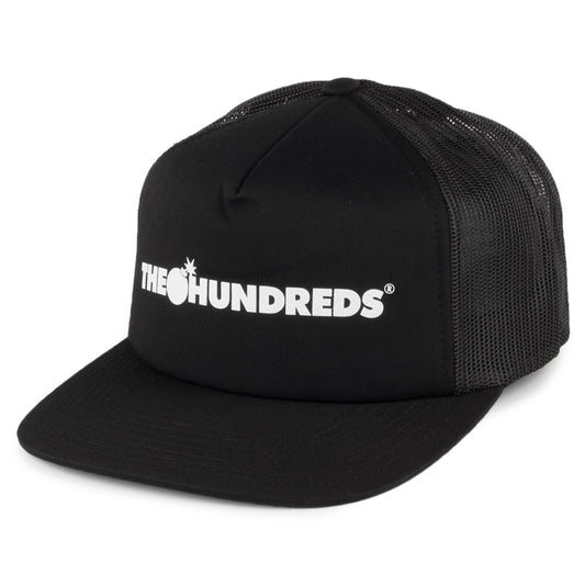 Gorra Trucker Bar Logo de poliéster de The Hundreds - Negro