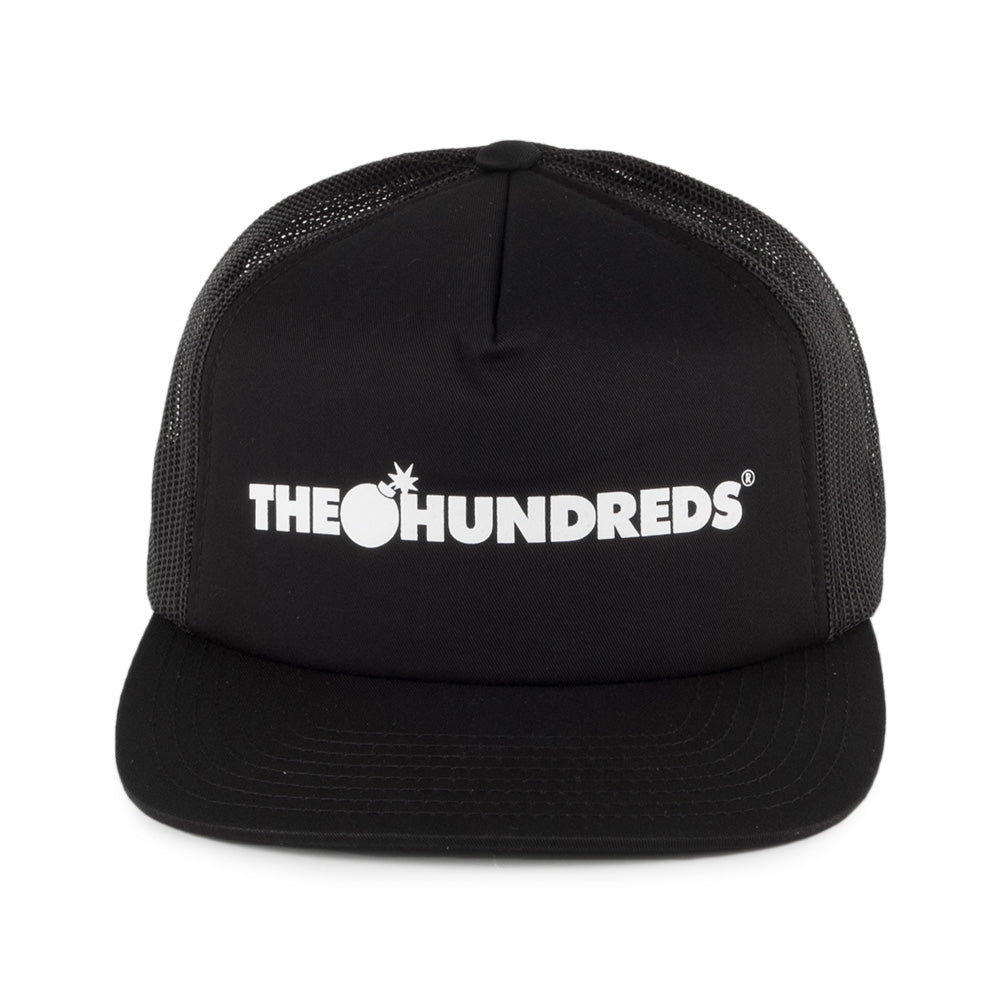 Gorra Trucker Bar Logo de poliéster de The Hundreds - Negro