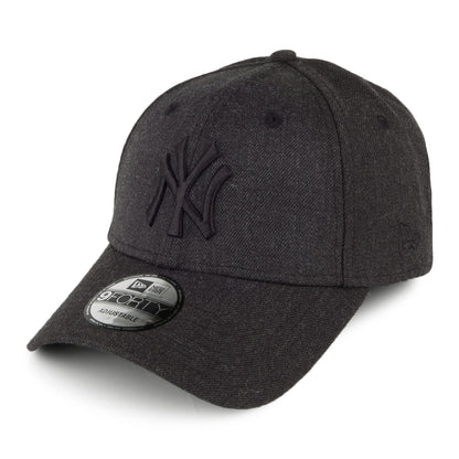 Gorra de béisbol 9FORTY Heather Essential New York Yankees de New Era - Negro Jaspeado