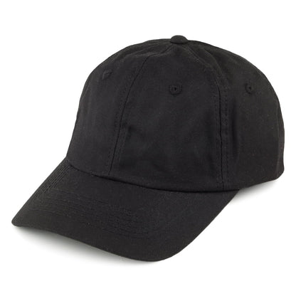 Gorra de béisbol sin estructurar de tela impermeabilizada de Dorfman Pacific - Negro