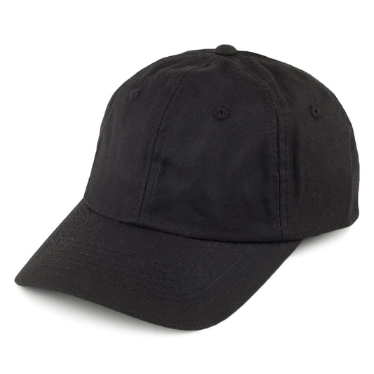 Gorra de béisbol sin estructurar de tela impermeabilizada de Dorfman Pacific - Negro