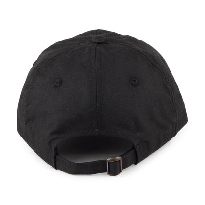 Gorra de béisbol sin estructurar de tela impermeabilizada de Dorfman Pacific - Negro