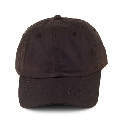 Gorra de béisbol sin estructurar de tela impermeabilizada de Dorfman Pacific - Marrón