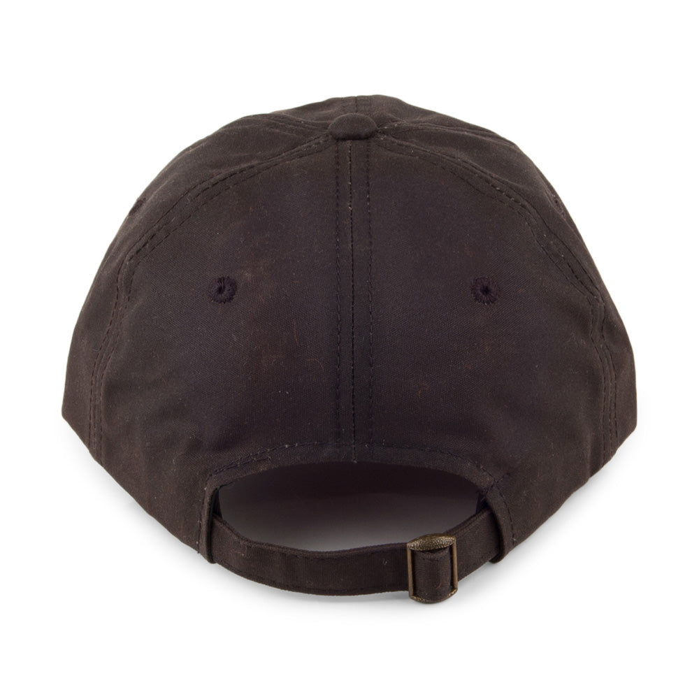 Gorra de béisbol sin estructurar de tela impermeabilizada de Dorfman Pacific - Marrón