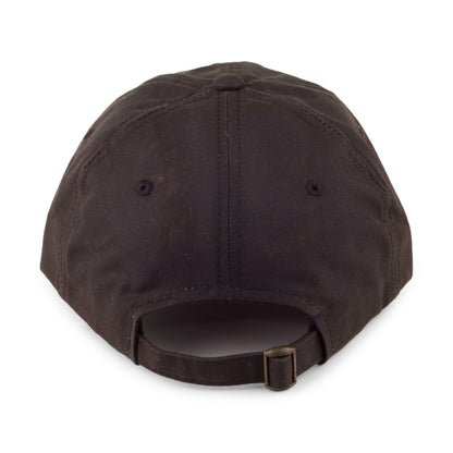 Gorra de béisbol sin estructurar de tela impermeabilizada de Dorfman Pacific - Marrón