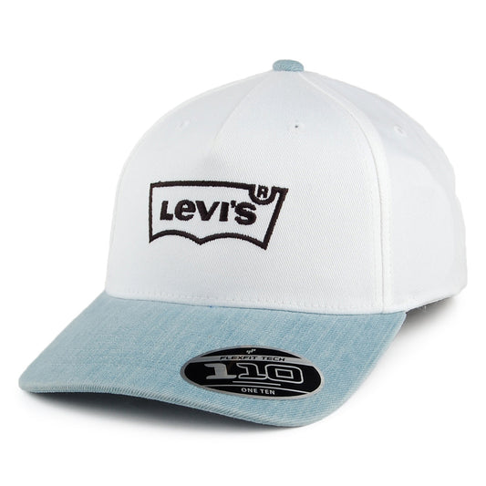 Gorra de béisbol Batwing Outline Flexfit de Levi's - Azul Claro