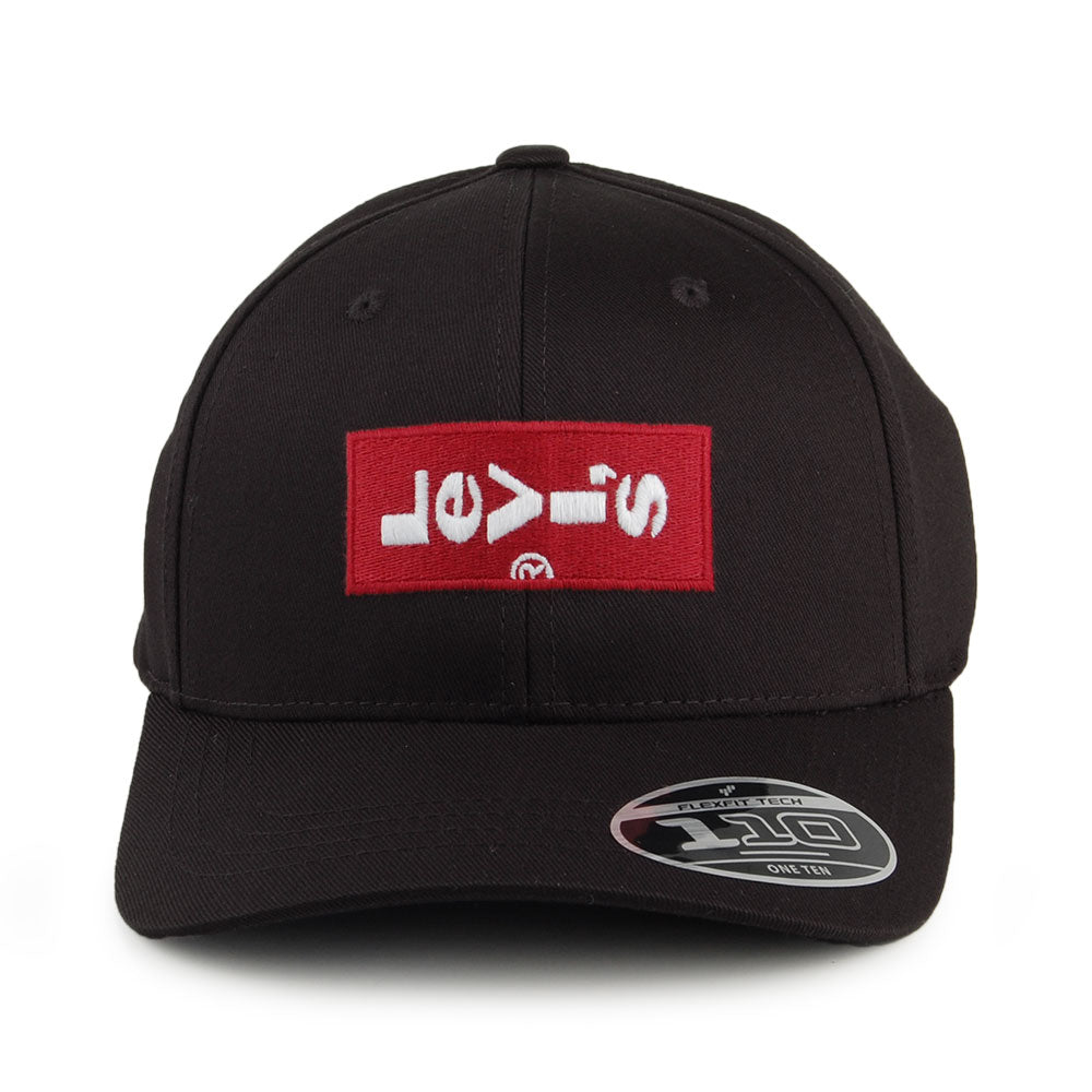 Gorra de béisbol Lazy Tab Flexfit de Levi's - Negro