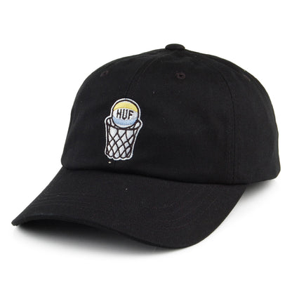 Gorra de béisbol Ungrateful Fools visera curvada de HUF - Negro
