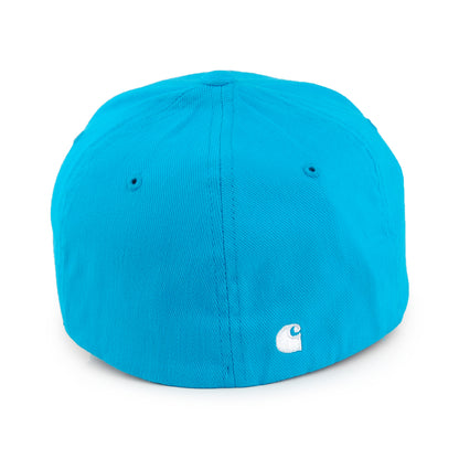 Gorra de béisbol Script Flexfit de Carhartt WIP - Azul Verdoso Oscuro