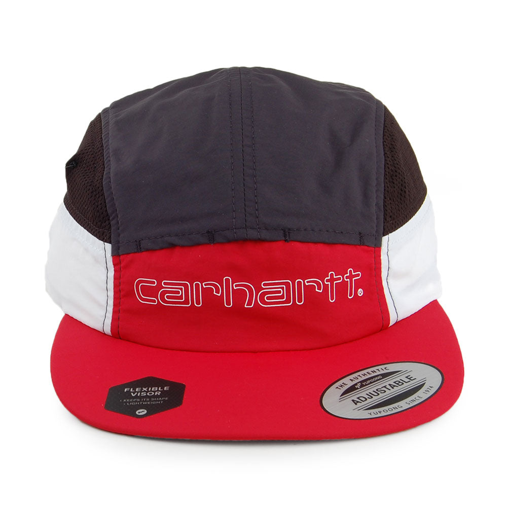Gorra 5 paneles Terrace de Carhartt WIP - Rojo-Azul Marino