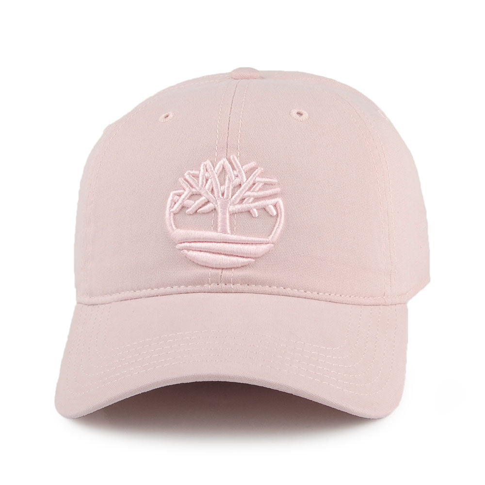 Gorra de béisbol Soundview de lona de algodón de Timberland - Rosa