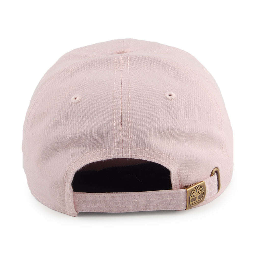 Gorra de béisbol Soundview de lona de algodón de Timberland - Rosa