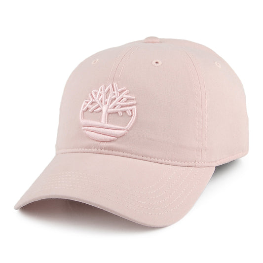 Gorra de béisbol Soundview de lona de algodón de Timberland - Rosa