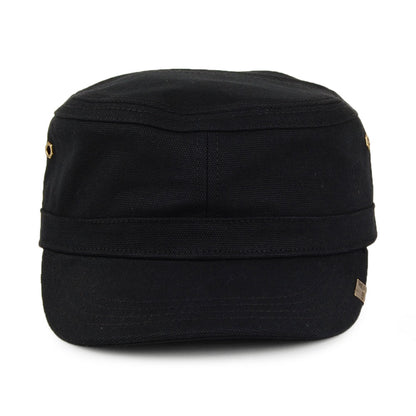 Gorra militar de lienzo de algodón encerado de Timberland - Negro