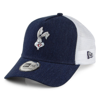 Gorra Trucker Bugs Bunny A-Frame de New Era - Azul oscuro