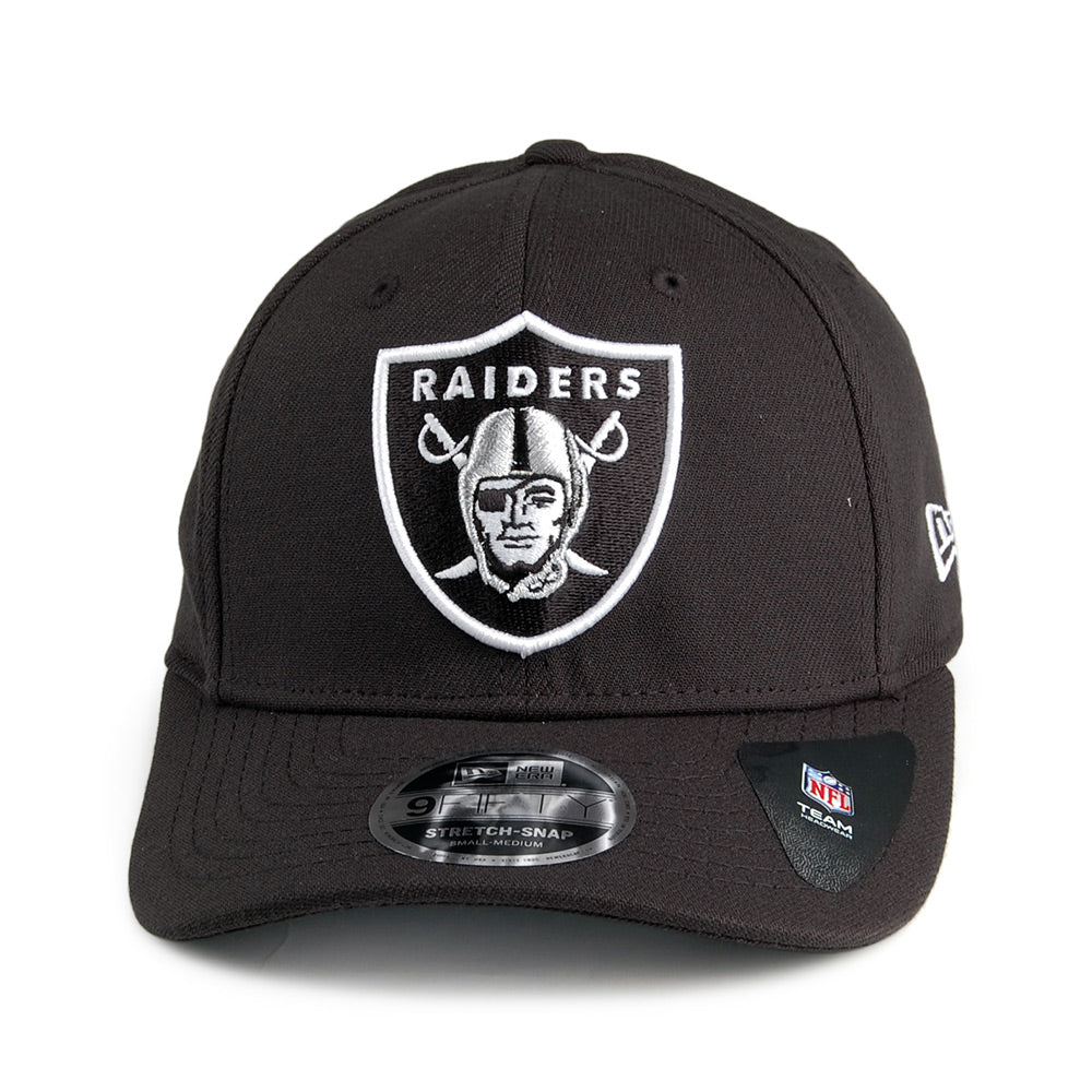 Gorra Snapback 9FIFTY Stretch Snap Las Vegas Raiders de New Era - Negro