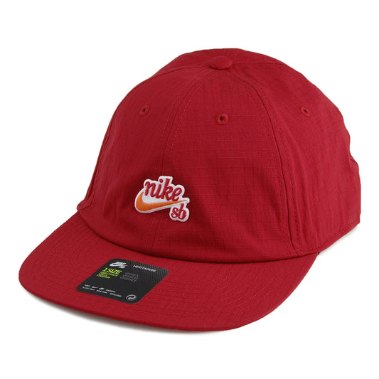 Gorra de béisbol H86 Retro con visera plana de Nike SB - Rojo