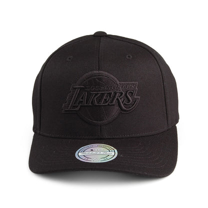 Gorra de béisbol 110 Black On Black L.A. Lakers de Mitchell & Ness - Negro