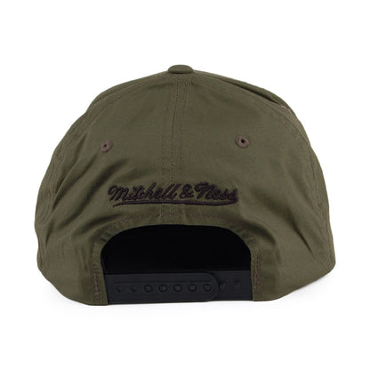 Gorra Snapback Ripstop Battle Cleveland Cavaliers de Mitchell & Ness - Verde Militar