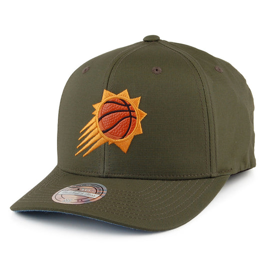 Gorra Snapback Ripstop Battle Phoenix Suns de Mitchell & Ness - Verde Militar