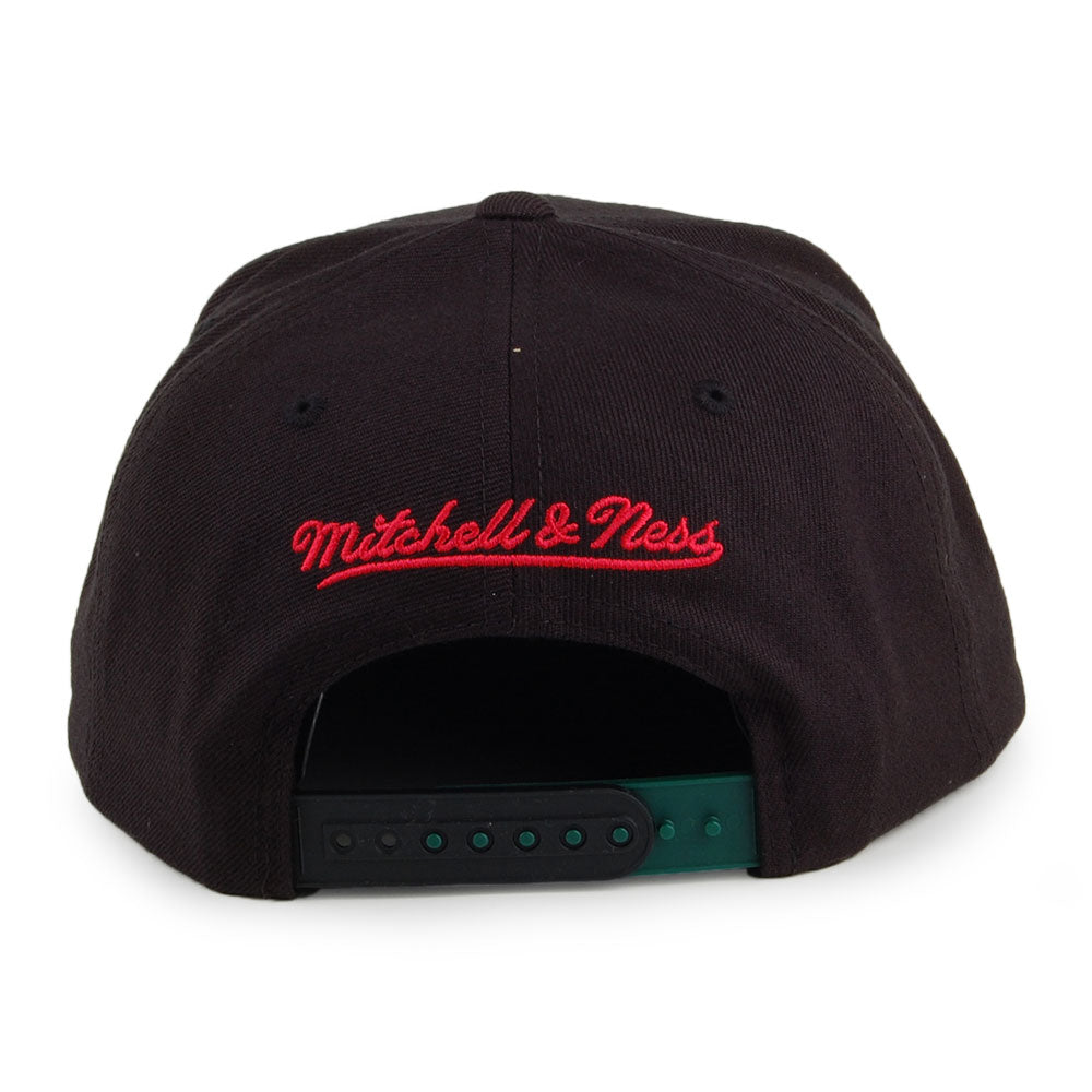 Gorra Snapback Blind Houston Rockets de Mitchell & Ness - Negro-Camuflaje