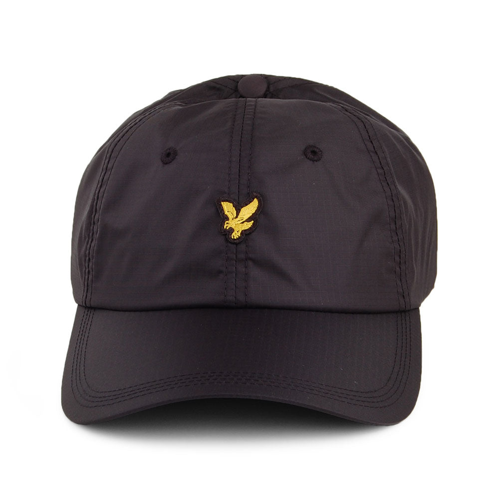 Gorra de béisbol Ripstop de nailon de Lyle & Scott - Negro