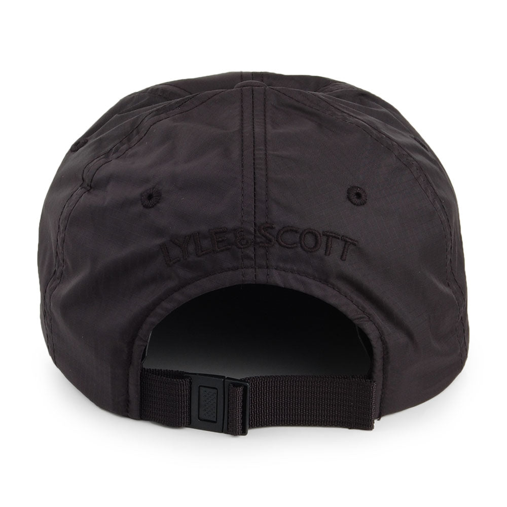 Gorra de béisbol Ripstop de nailon de Lyle & Scott - Negro