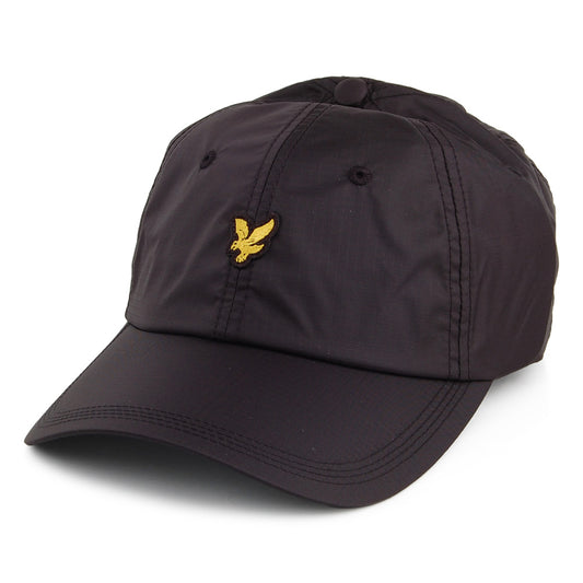 Gorra de béisbol Ripstop de nailon de Lyle & Scott - Negro