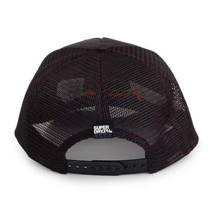 Gorra Trucker Mega Logo de Superdry - Negro