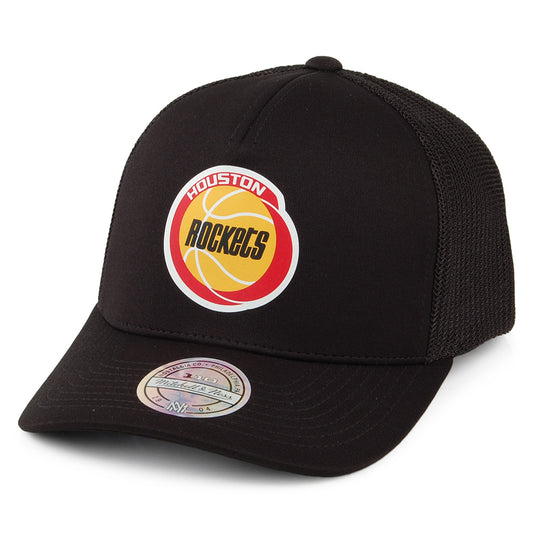 Gorra Trucker Vintage Jersey Houston Rockets de Mitchell & Ness - Negro