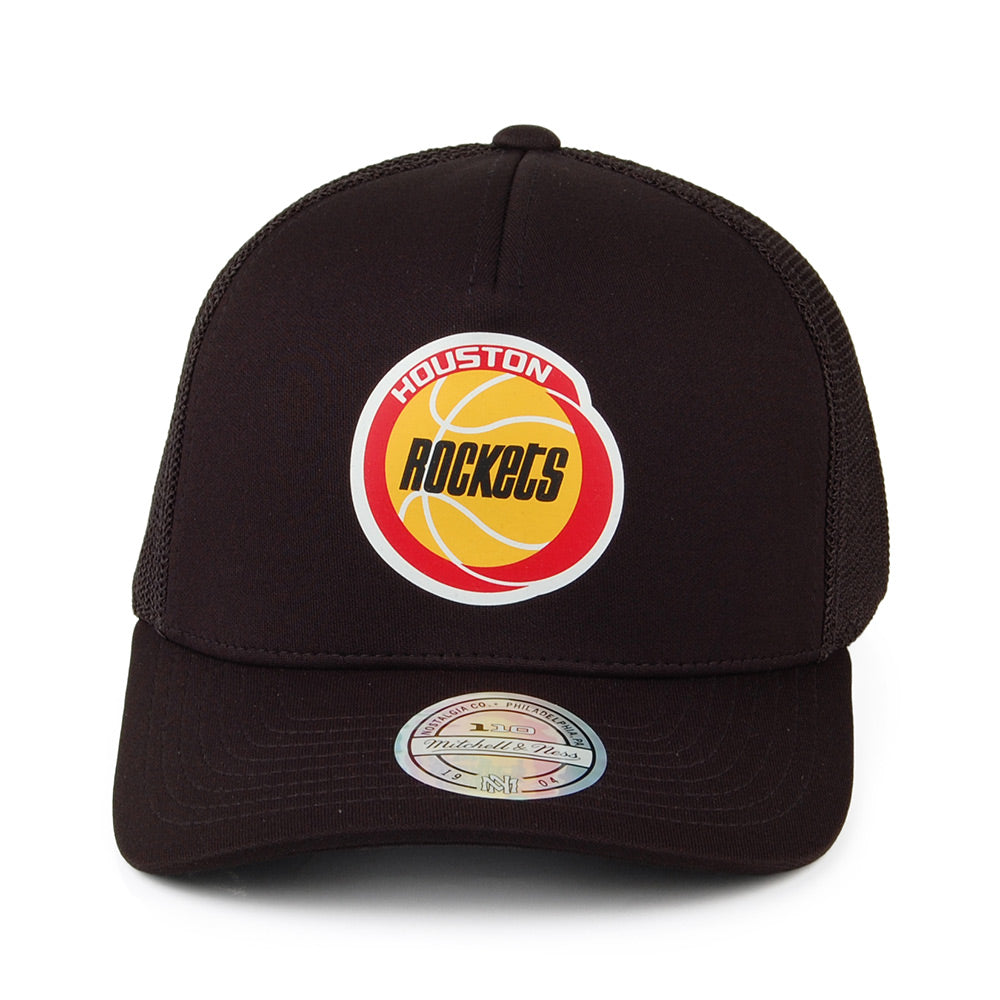 Gorra Trucker Vintage Jersey Houston Rockets de Mitchell & Ness - Negro