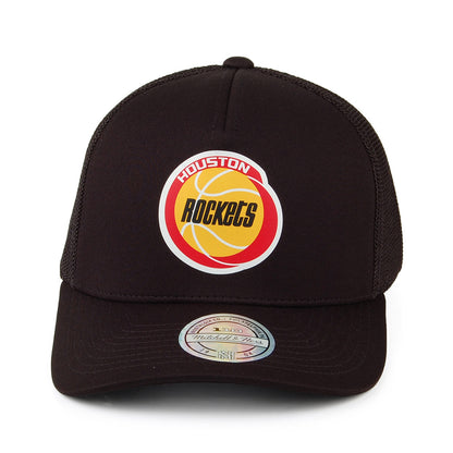 Gorra Trucker Vintage Jersey Houston Rockets de Mitchell & Ness - Negro
