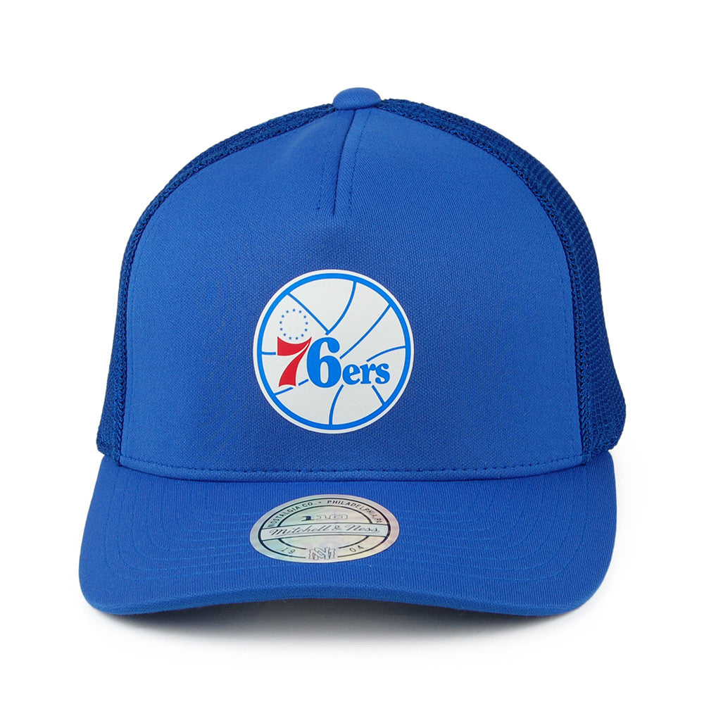 Gorra Trucker Vintage Jersey Philadelphia 76ers de Mitchell & Ness - Azul
