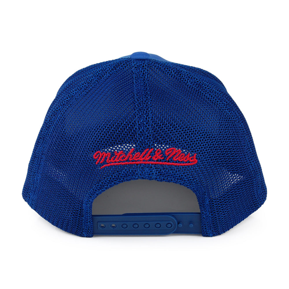 Gorra Trucker Vintage Jersey Philadelphia 76ers de Mitchell & Ness - Azul