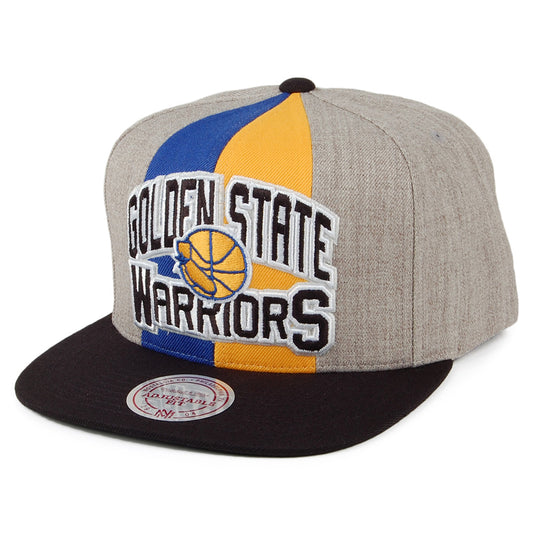 Gorra Snapback Equip Golden State Warriors de Mitchell & Ness - Gris