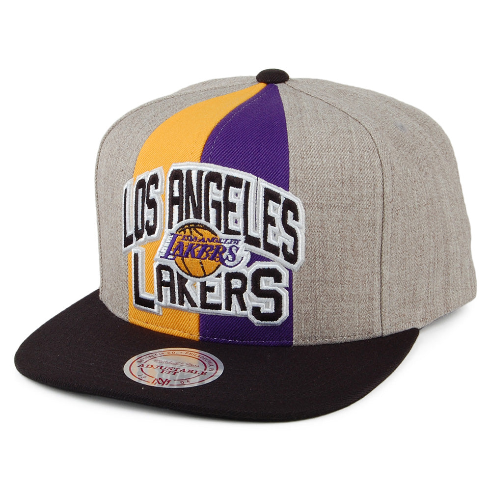 Gorra Snapback Equip L.A. Lakers de Mitchell & Ness - Gris